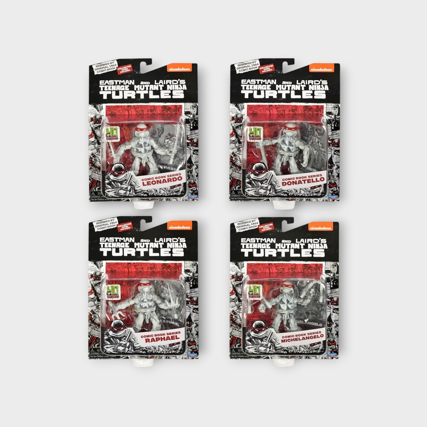 Set 4 Tortugas Ninja + Poster