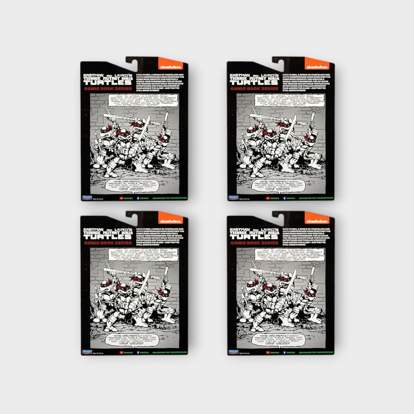 Set 4 Tortugas Ninja + Poster