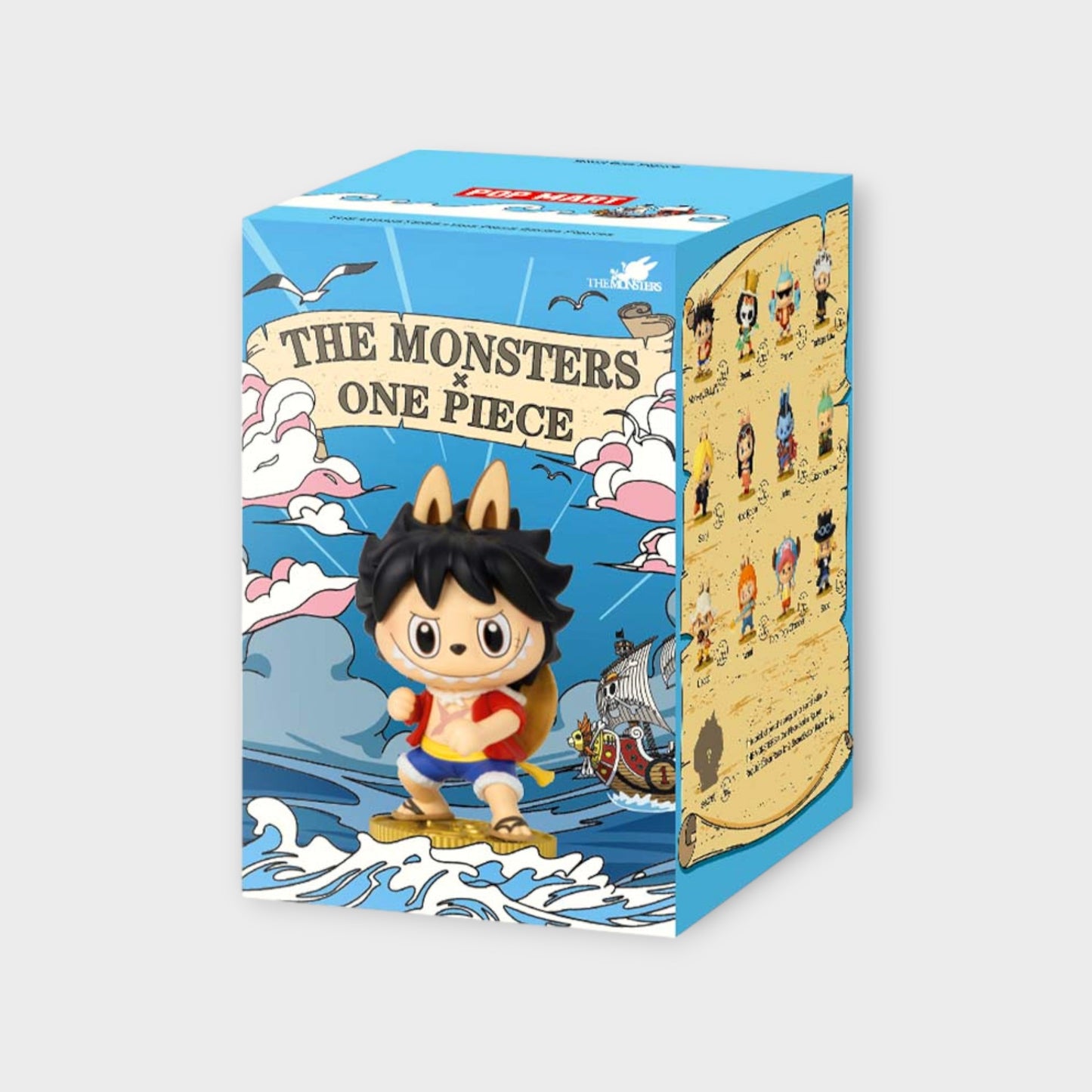 Popmart One Piece Labubu Collab